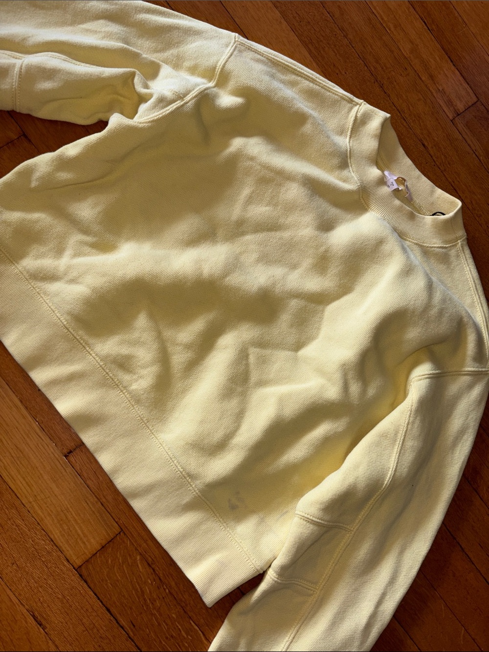 H&M Pale Yellow Crewneck Sweatshirt